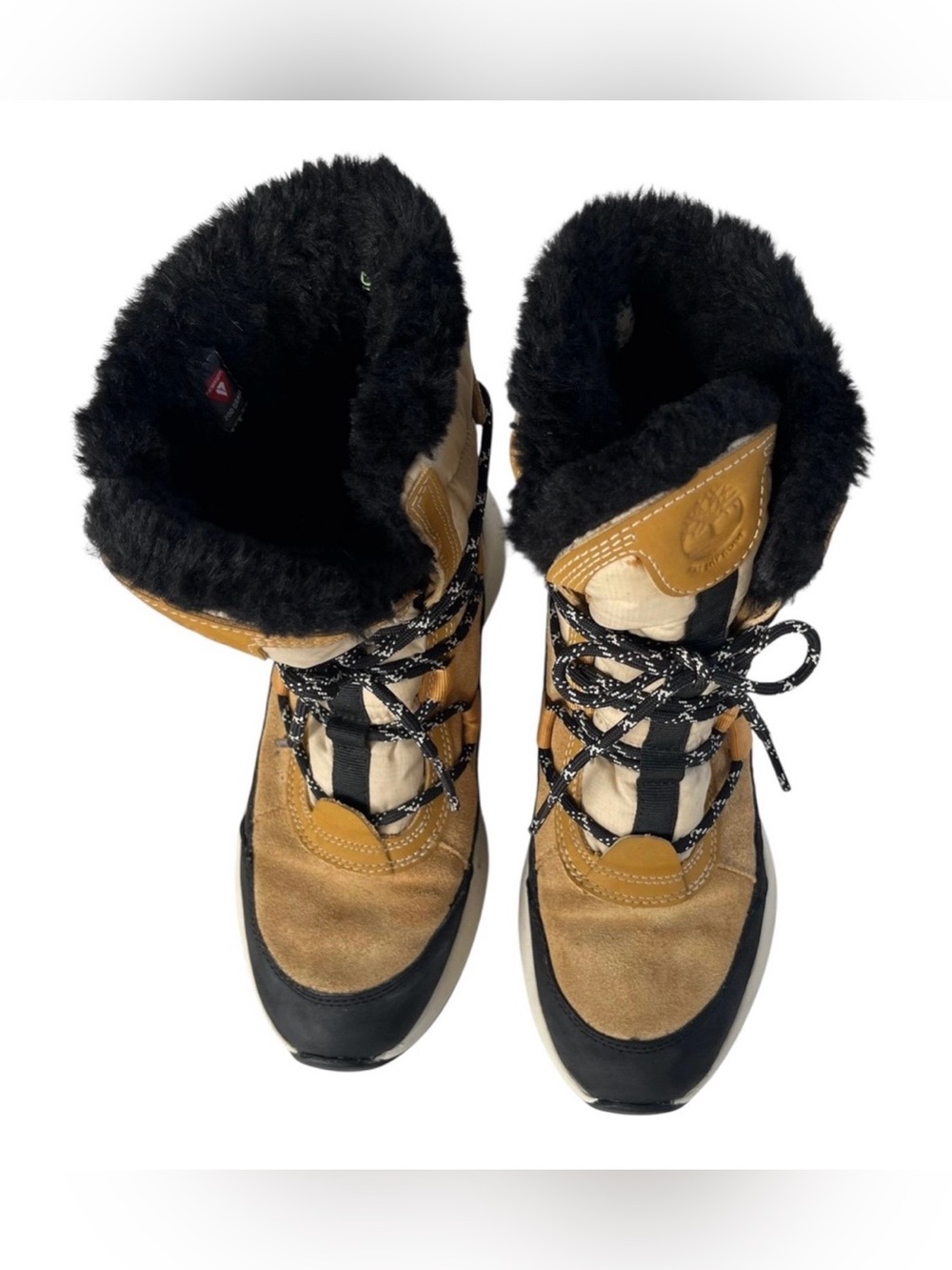 Black & Wheat Leather Timberland Boroughs Project Mid Winter Boot
Women’s Size 7